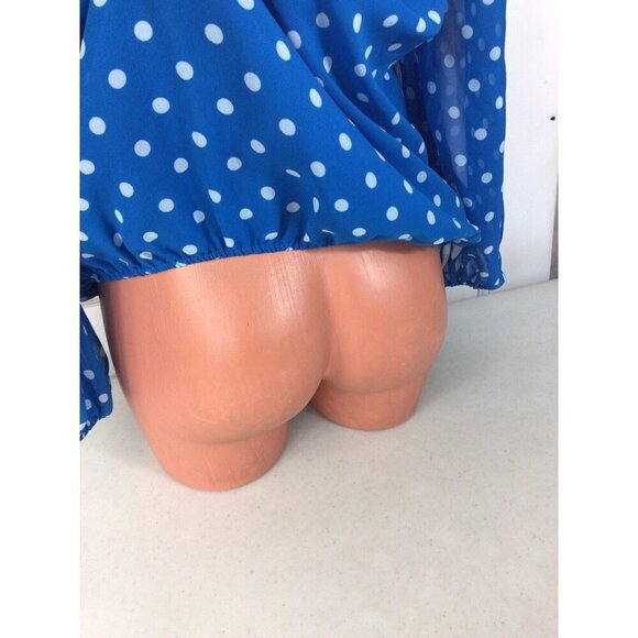 Vince Camuto Polka Dot Blouse Top Womens XS - Picture 2 of 5